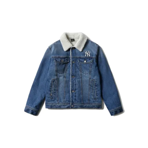 MLB Denim Jackets Unisex Light Blue