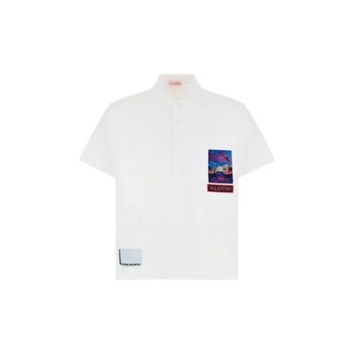 Valentino Polo Shirts Men White