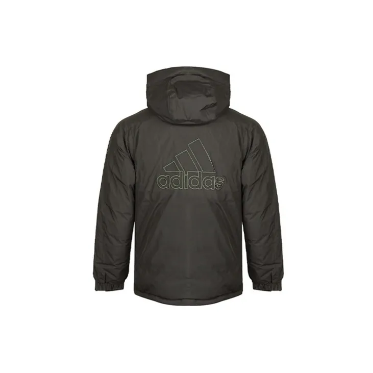 Adidas Down Jacket Men's Dark Earthy Brown-1