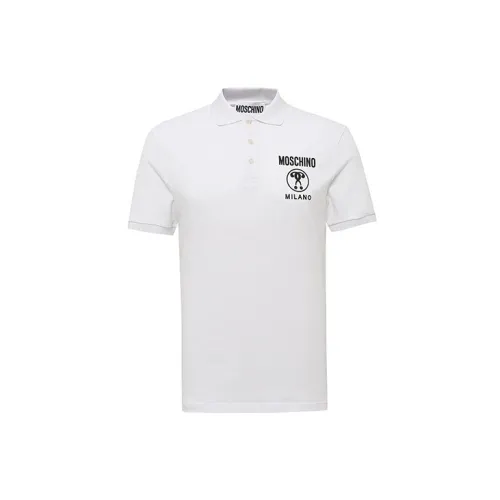 MOSCHINO Polo Shirts Men White