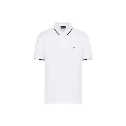 EMPORIO ARMANI Polo Shirts Men White