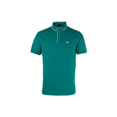 EMPORIO ARMANI Polo Shirts Men Green