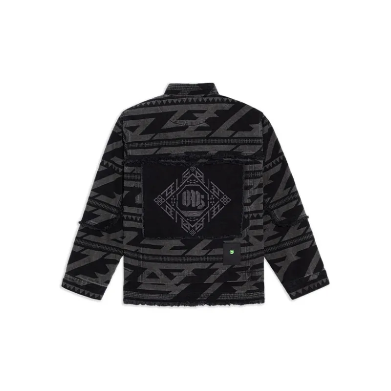 LiNing Badfive Denim Jacket Men's Black-1