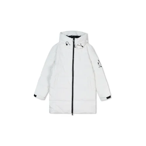 ABLE JEANS Down Jackets Unisex Sea Salt White