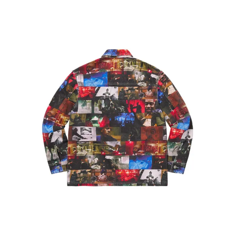 Supreme Nas and Dmx Collage Denim Chore Coat - Cheap Rcj Jordan Outlet
