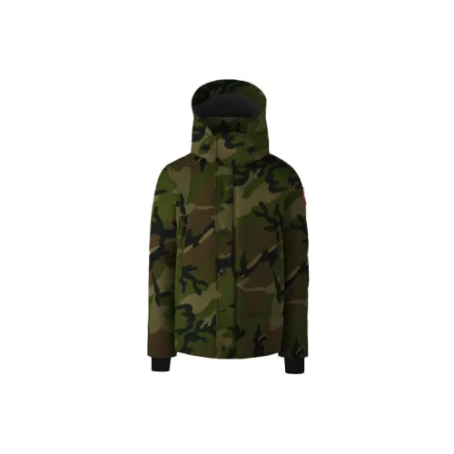 Canada Goose Down Jackets Men Green Camouflage