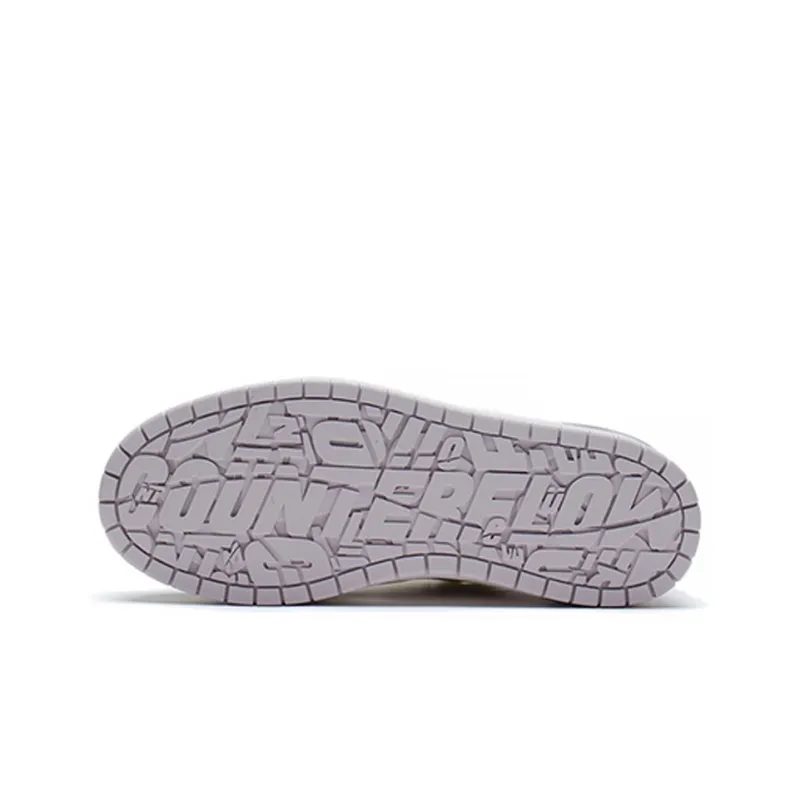 LiNing CF Tracing Cushioning Anti-Slip And Wear-Resistant Low-Top Casual Shoes Women's White Purple-4