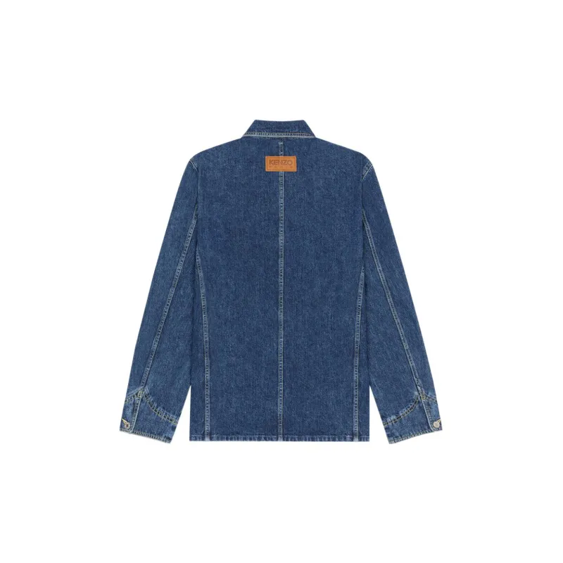 KENZO X Nigo Boke Flower Crest Denim Workwear Jacket-1