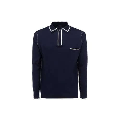 Maison Margiela Polo Shirts Men Blue