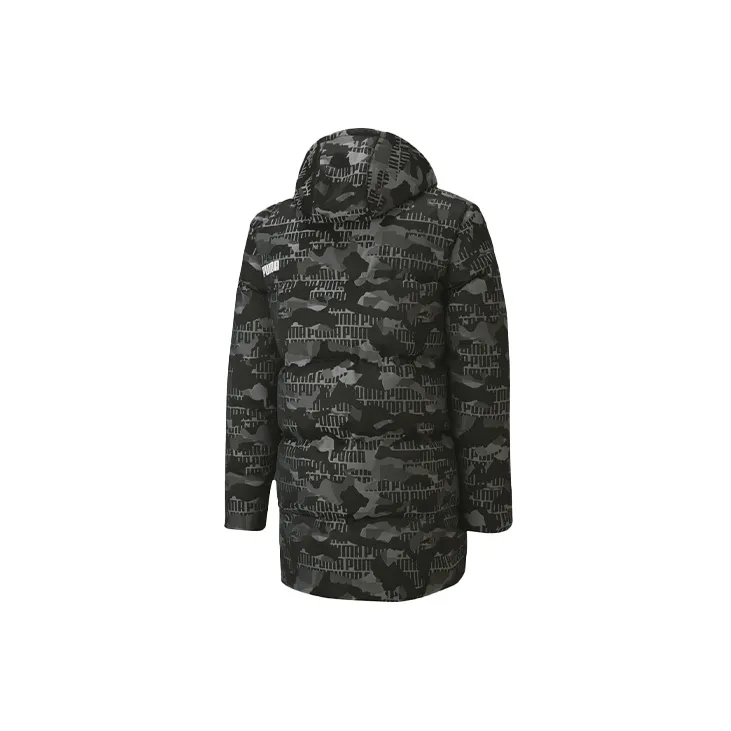PUMA Attempt Padded Down Jackets Men Black Camouflage-1