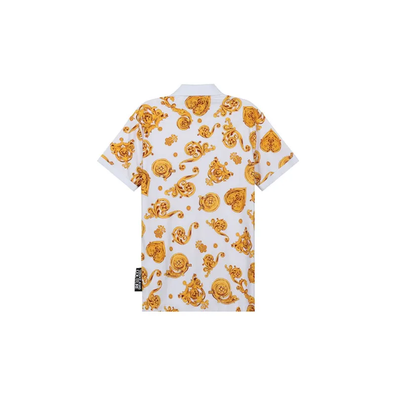 VERSACE JEANS COUTURE Polo Shirts Men White-1