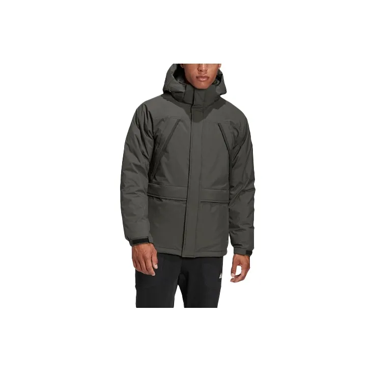 Adidas Down Jackets Men Deep Earthy Brown-2