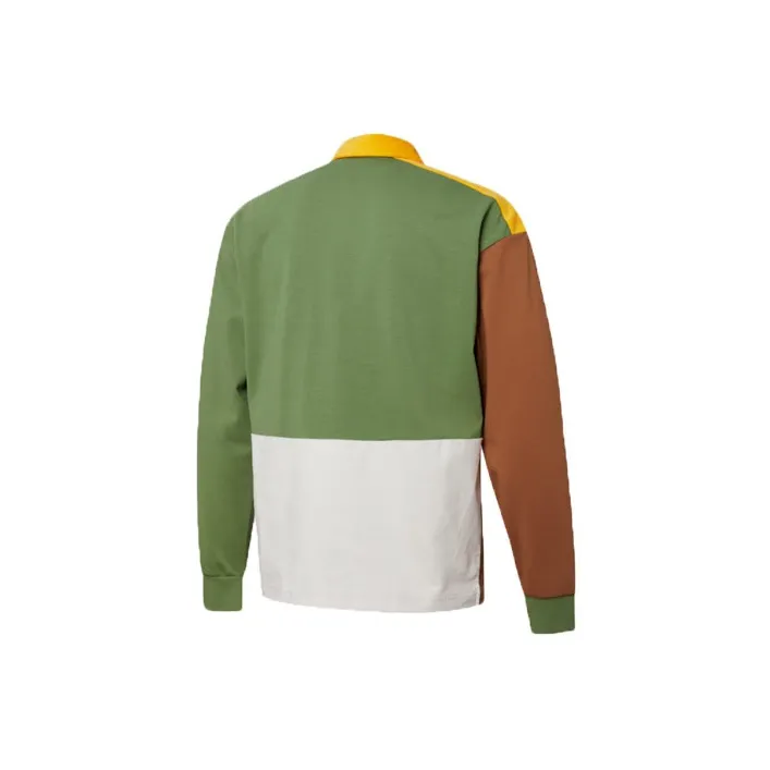 PUMA RETRO Polo Shirt Men's Yellow Earth Ochre-1
