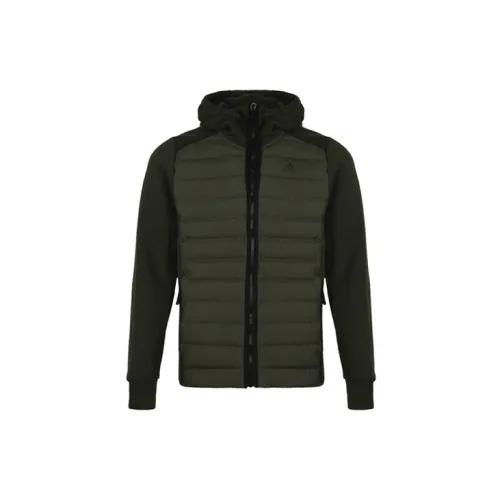 Adidas Down Jackets Men Night Sky Cargo Green