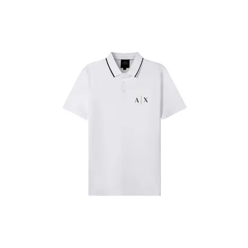 ARMANI EXCHANGE Polo Shirts Men White