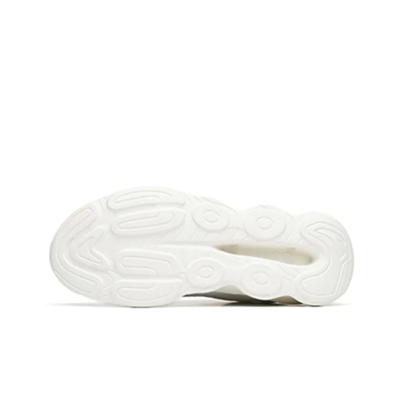 ANTA Running Shoes Women's Low Top Ivory White/Silver-5