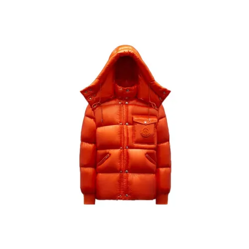 Moncler Down Jackets Men Orange