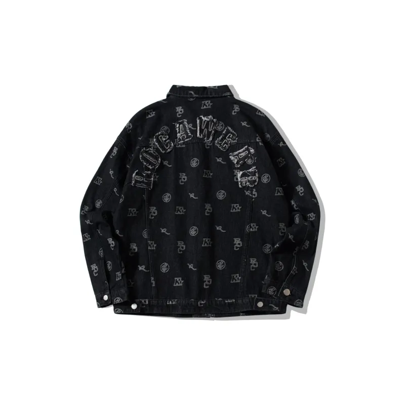 ROCAWEAR Loose Fit Denim Jacket Unisex-1