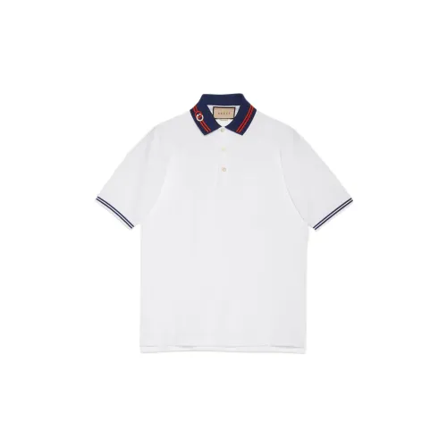 GUCCI Polo Shirts Men White