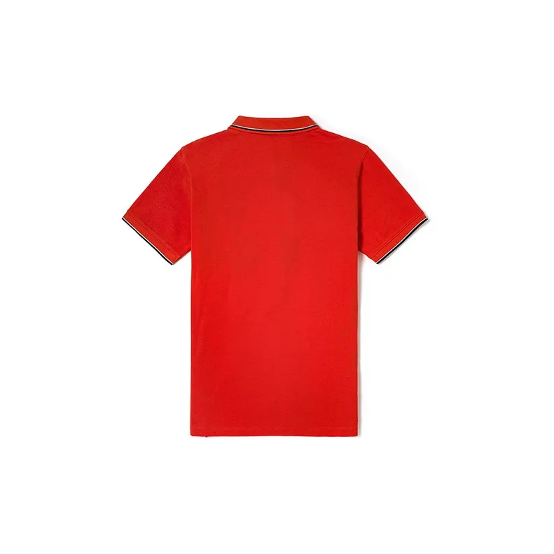 Timberland Polo Shirts Men Orange Red-1