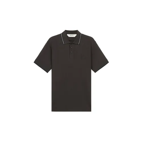 Zzegna Polo Shirts Men Deep Chocolate