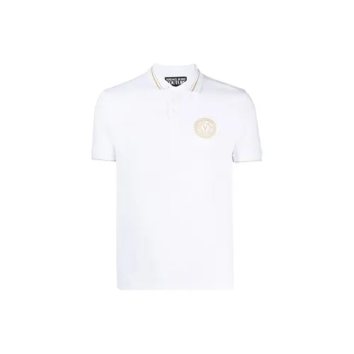 VERSACE JEANS COUTURE Polo Shirts Men White