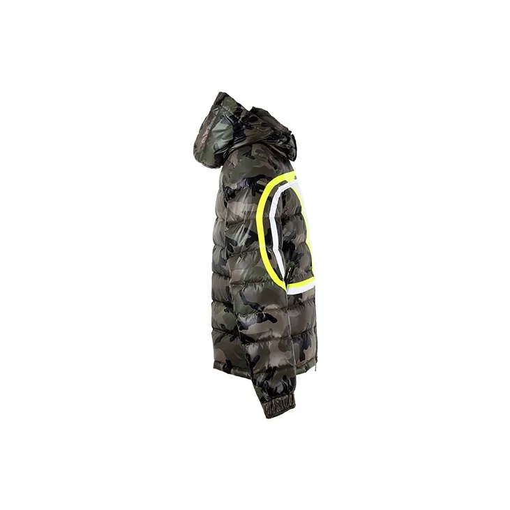 Valentino Camouflage Hooded Down Jacket Men's Green-3