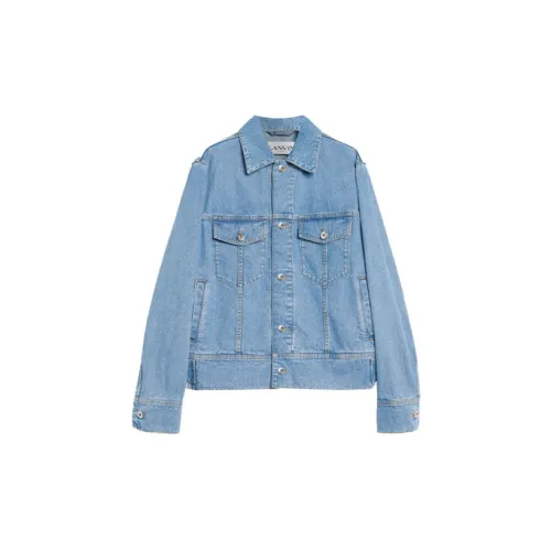 Lanvin Denim Jackets Men Blue