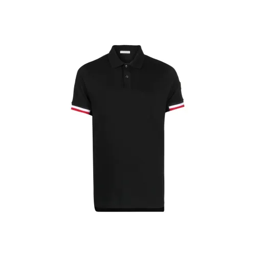 Moncler Polo Shirts Men Black