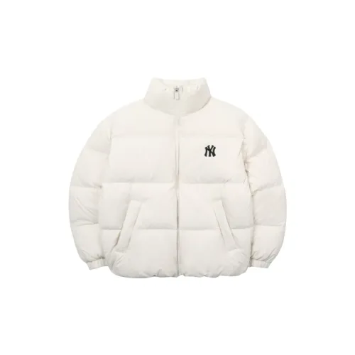 MLB New York Yankees Down Jackets Unisex Off White