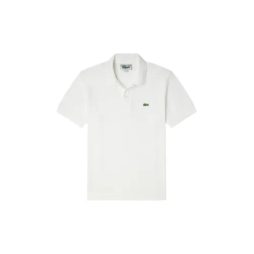 LACOSTE Polo Shirts Men White