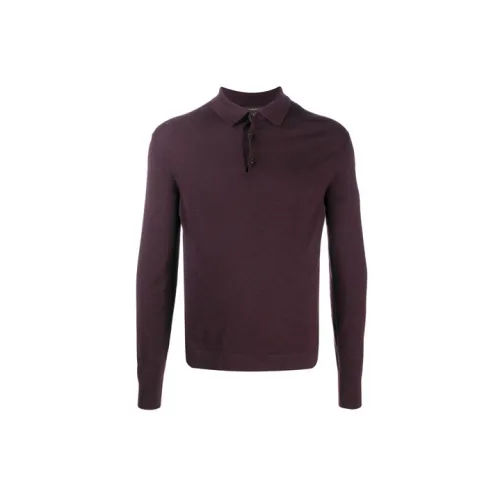 Ermenegildo Zegna Polo Shirts Men Dark Red