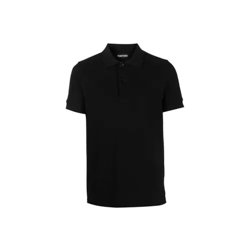 TOM FORD Polo Shirts Men Black