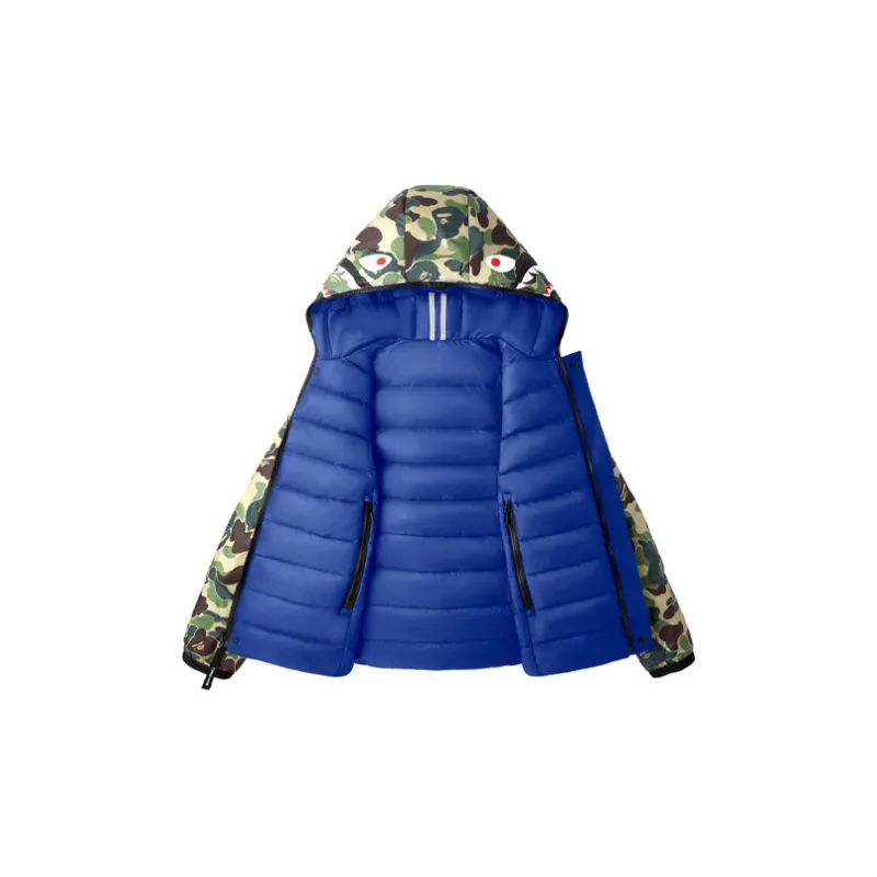 Bape X Canada Goose X Concepts Crofton Shark Hoodie-2