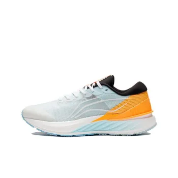 LiNing YueYing 2.0 Cushioning Anti Slip And Wear Resistant Low Top Running Shoes White Blue Orange