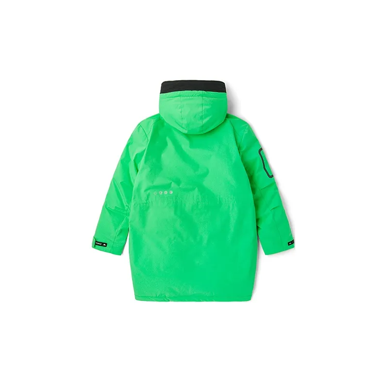 Kappa Letter Hooded Loose Fit Thickened Mid-Length Down Jacket Men's-9