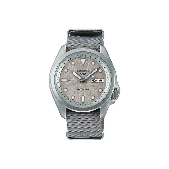SEIKO Automatic Mechanical Movement Fabric Strap Watch 40mm Men's Watches Gray Dial SBSA129-0