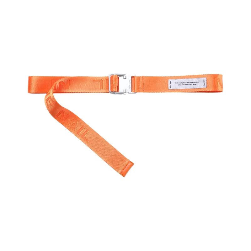 NINE NAIL Double Ring Buckle Nylon Canvas Belts Unisex Width 3.7cm-1
