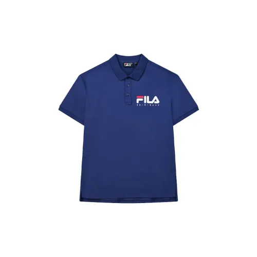 FILA Polo Shirts Men Glamour Purple Blue