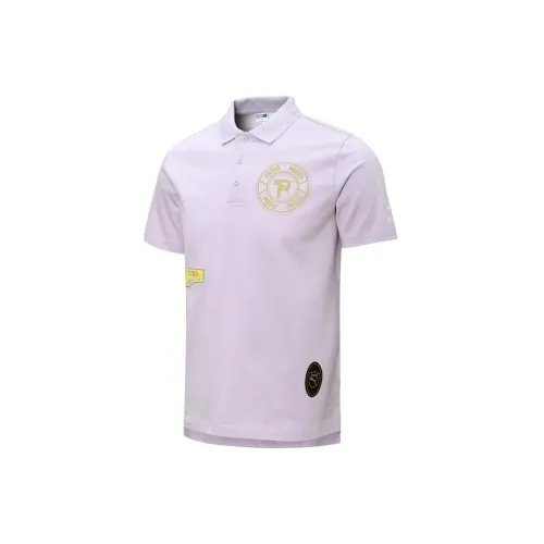 PUMA Polo Shirts Unisex Purple