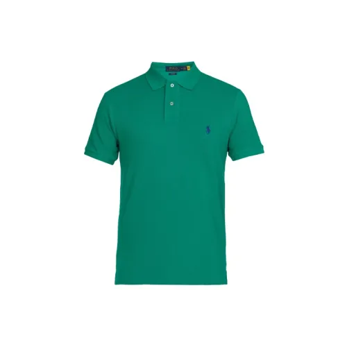 Polo Ralph Lauren Men’s SS21 Logo Embroidery Polo Shirt Green