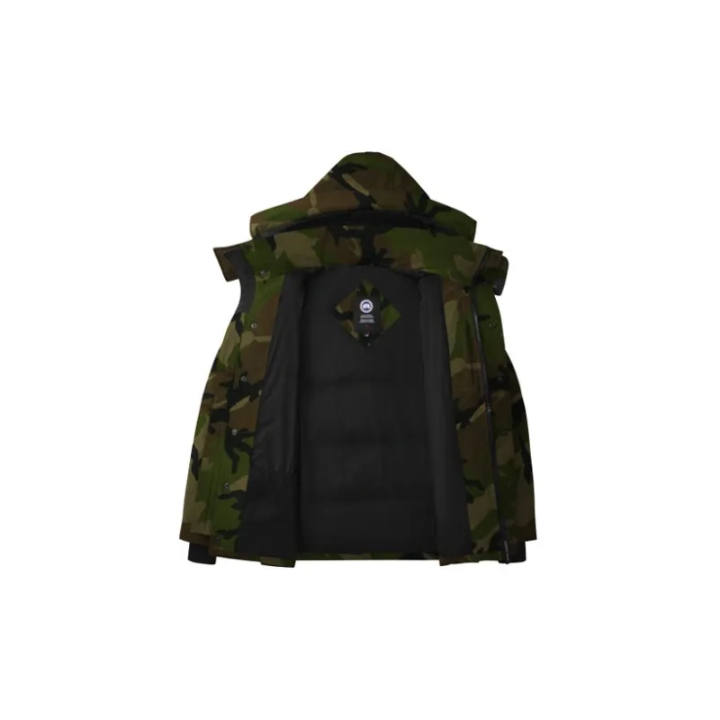 Canada Goose Down Jacket Men's Green Camouflage-1