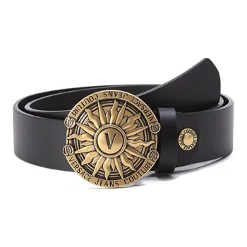 VERSACE JEANS COUTURE Leather Belts Men Black