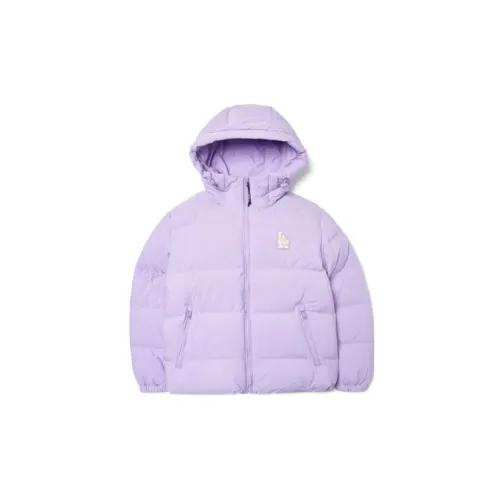 MLB Base Logo Down Jackets Unisex Light Purple