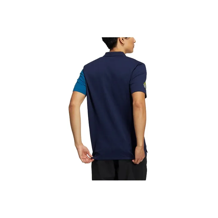 Adidas Polo Shirts Men Blue-1