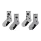2 Pack (Crew Cuffed Gray)