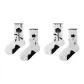 2 Pack (Crew Cuffed White)