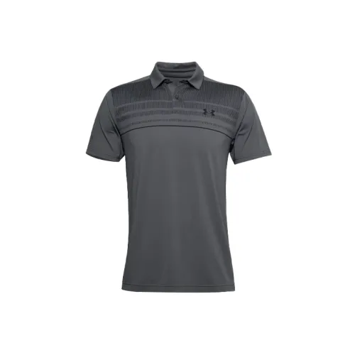 Under Armour Polo Shirts Men Gray