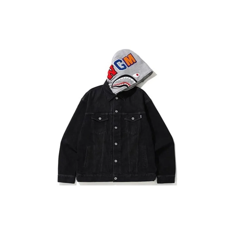 A BATHING APE Denim Jacket Unisex-1