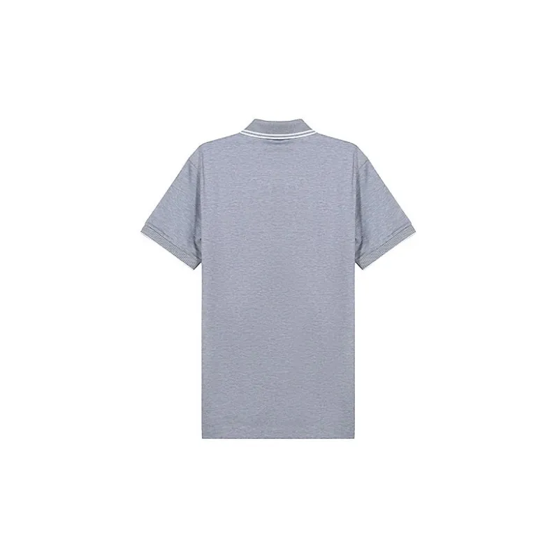 HUGO BOSS Short Sleeved Polo Shirt Men's Gray-1